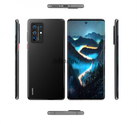 华为P50 Pro新渲染图曝光：屏占比、颜值双双提升