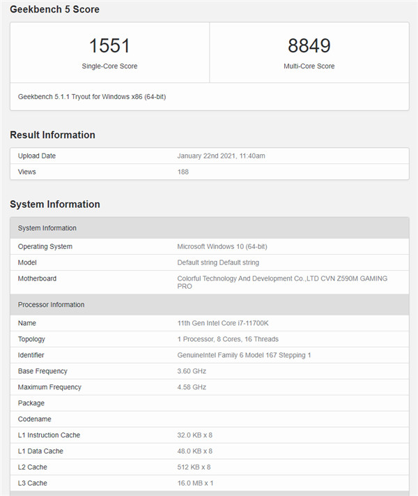 14nm飙上5.3GHz！满血版11代酷睿i9-11900K第一次现身