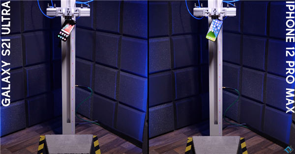 iPhone 12 Pro Max和S21 Ultra谁更耐摔？三星惨败