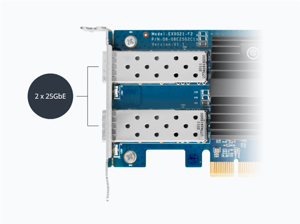 群晖发布2.5万兆网卡：你能喂饱吗？