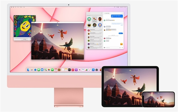 顶配1.3万元！<a href='https://www.apple.com/cn/' target='_blank'><u>苹果</u></a>发布全新27英寸iMac：自主M1、更薄更多彩