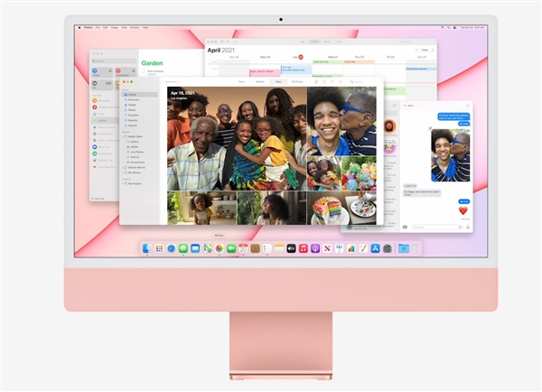 顶配1.3万元！<a href='https://www.apple.com/cn/' target='_blank'><u>苹果</u></a>发布全新27英寸iMac：自主M1、更薄更多彩