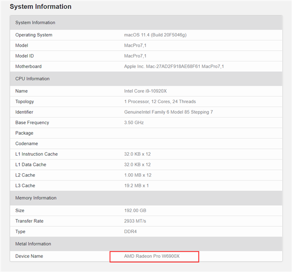 AMD RDNA2架构专业卡露面：Radeon Pro W6800首次带来32GB显存