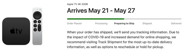 新款Apple TV 4K准备发货：配A12处理器