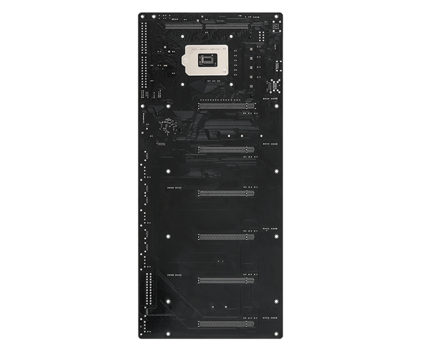 华擎发布H510挖矿专用主板：六条PCIe 3.0 x16插槽