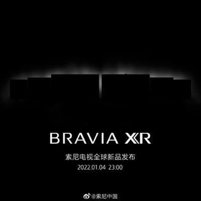 索尼新一代电视官宣：XR芯片加持 配升降摄像头