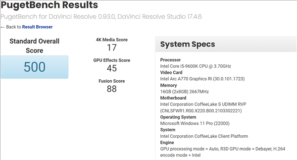 Intel Arc A770次旗舰桌面显卡首次现身