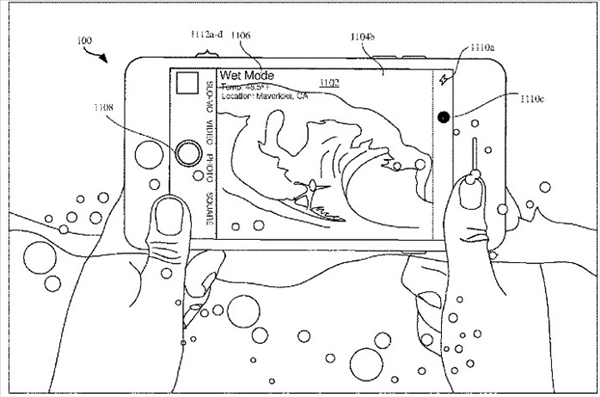 iPhone新专利曝光：水下打字不成问题