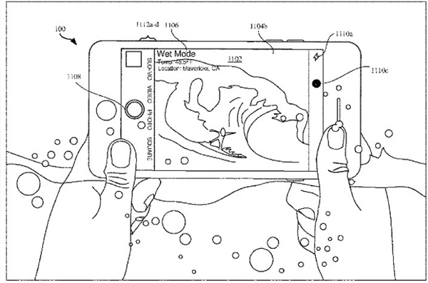 iPhone新专利曝光：水下打字不成问题