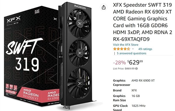 不可思议的42％！AMD RX 6000全系跳崖式大降价