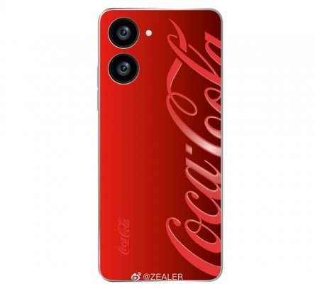 可口可乐联名手机来了！基于真我10 Pro打造