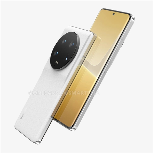 小米13 Ultra高清渲染图曝光：微曲屏、硕大后摄辨识度拉满