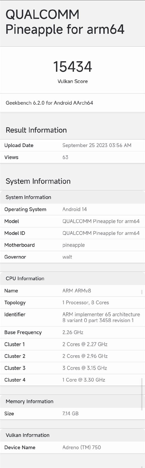 高通骁龙8 Gen3最新性能曝光：比上代提升近50% GPU秒<a href='https://www.apple.com/cn/' target='_blank'><u>苹果</u></a>A17