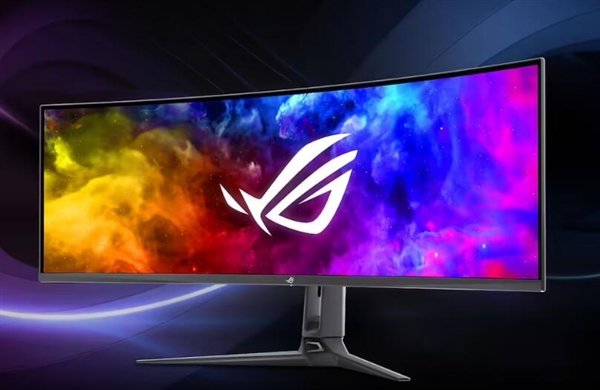华硕ROG新款49寸显示器将上市：双2K 144Hz OLED屏