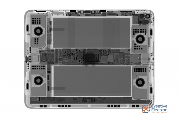 iFixit拆解<a href='https://www.apple.com/cn/' target='_blank'><u>苹果</u></a>全新iPad Pro：电池更好拆 M4芯片现真身