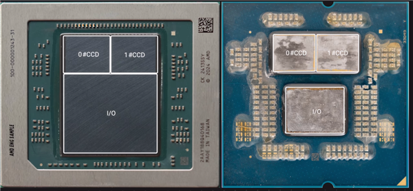 AMD最强U锐龙AI Max+ 395内核照首次揭秘