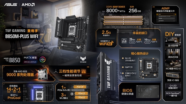 618华硕主板SHOW 晒ROG B850小吹雪主板得3倍积分