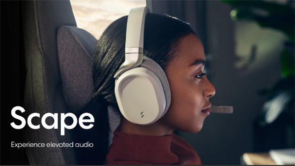 分形工艺Scape无线耳机首发1499元：可拆卸广频麦克风