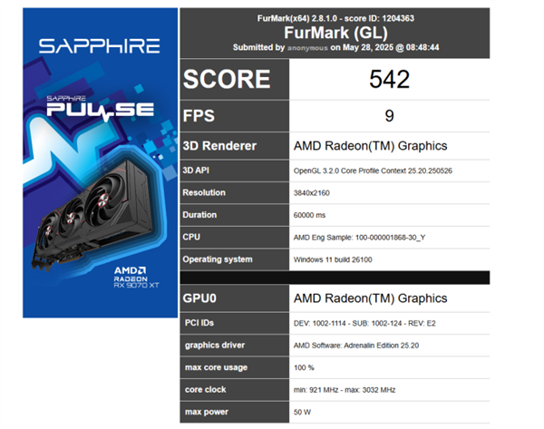 AMD锐龙9000G Zen5 APU首次现身跑分！核显逼近3.1GHz