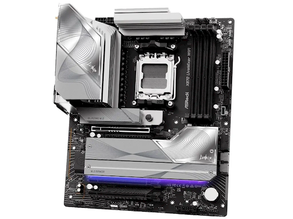 妖厂华擎出手！推出X870 LiveMixer主板：25个USB接口