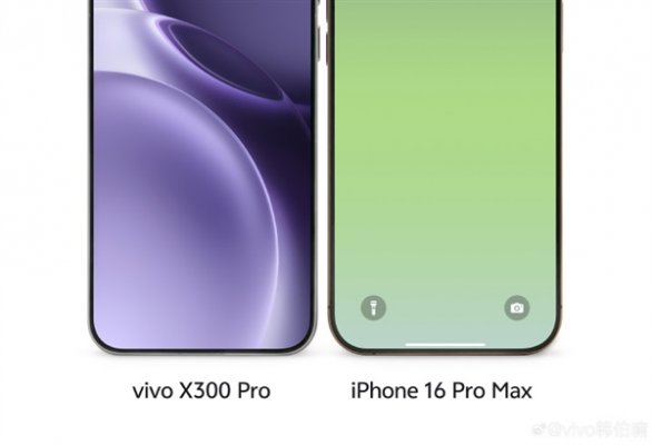 vivo X300 Pro与iPhone 16 Pro Max对比图出炉