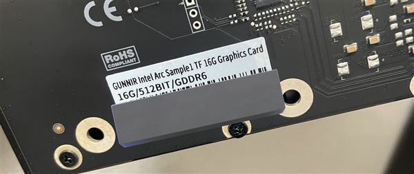 竟有512-bit 16GB显存：Intel锐炫A750神秘样品曝光