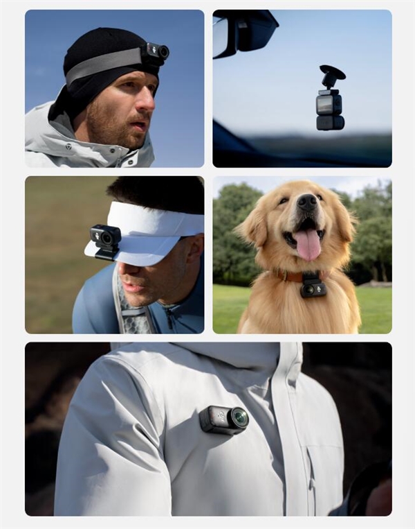 1998元起！大疆发布Osmo Nano自由视角穿戴相机 200分钟超长续航