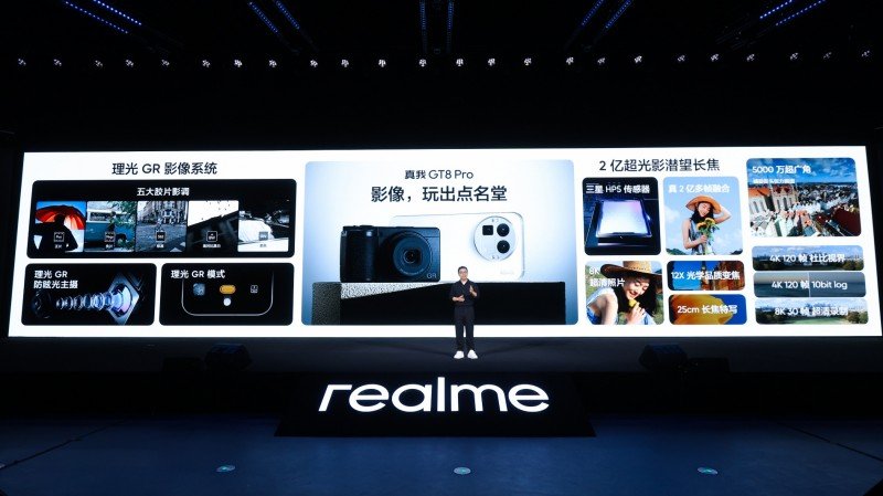 搭载理光GR影像系统，“街拍神器”真我GT8 Pro正式发布