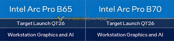 Intel锐炫Pro B70专业显卡现身官网：游戏卡彻底飞了