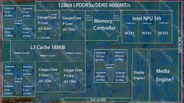 8K高清探秘Intel Panther Lake：LPE低功耗小核有点孤独