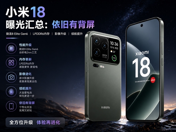 小米18系列看点汇总：小米最激进的高端旗舰 2nm时代全面来临
