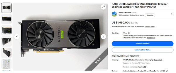 NVIDIA未发布RTX 2080 Ti SUPER现身