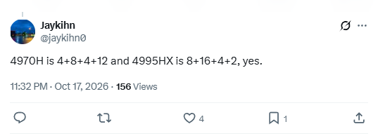移动端性能猛兽！酷睿Ultra 9 4995HX规格流出：28核心144MB缓存